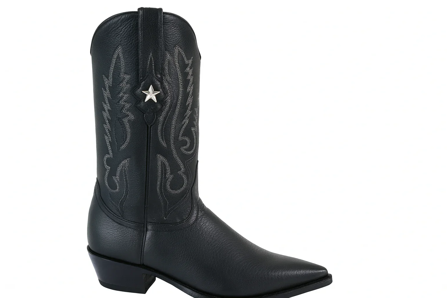 Men’s Los Altos Genuine Deer Leather Boots – Black - Image 5