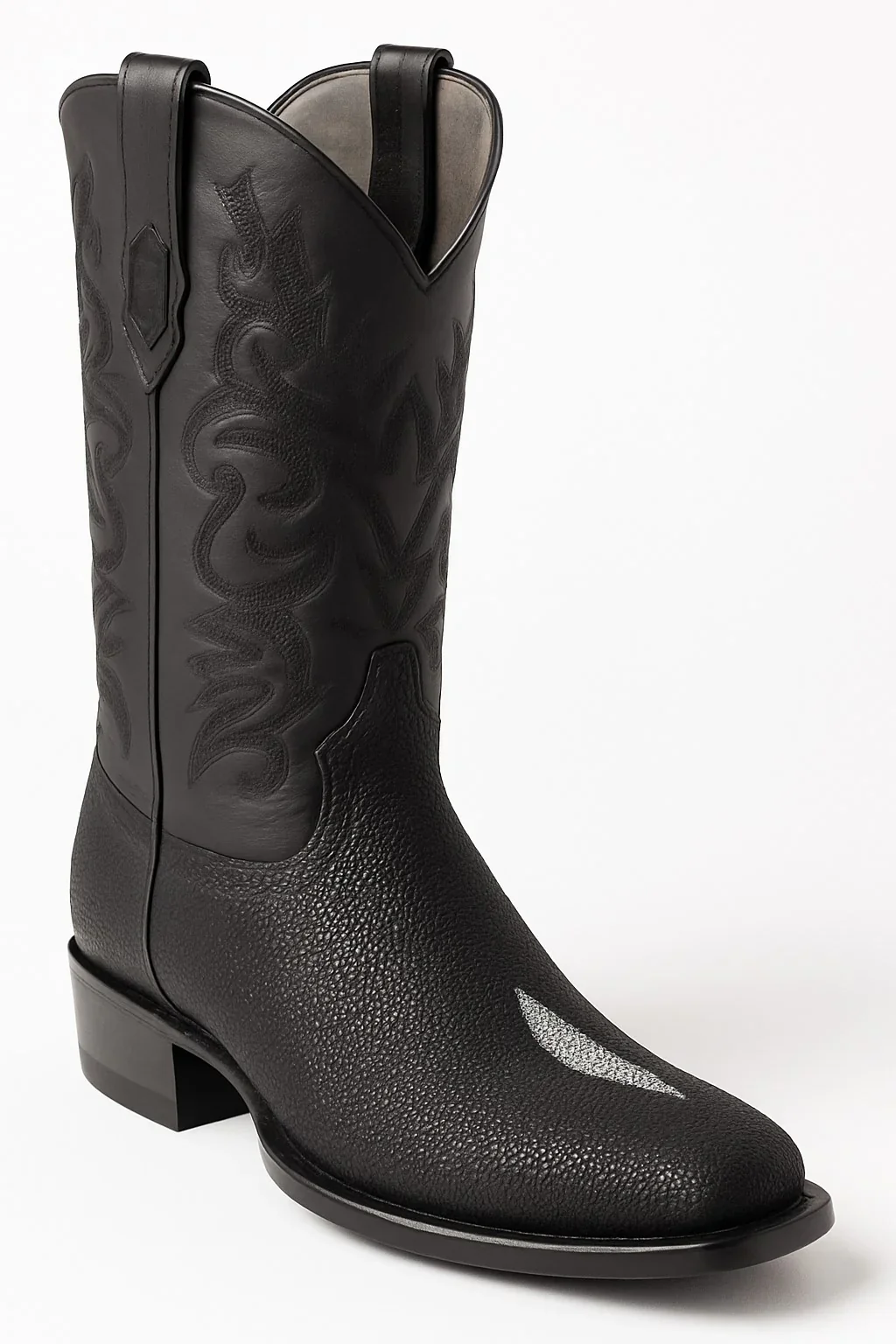 Men’s Los Altos Single Stone Stingray Boots – Exotic Stingray Leather Western Cowboy Boots - Image 3