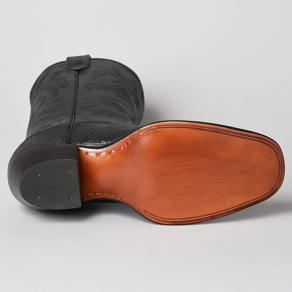 Men’s Los Altos Single Stone Stingray Boots – Exotic Stingray Leather Western Cowboy Boots - Image 4