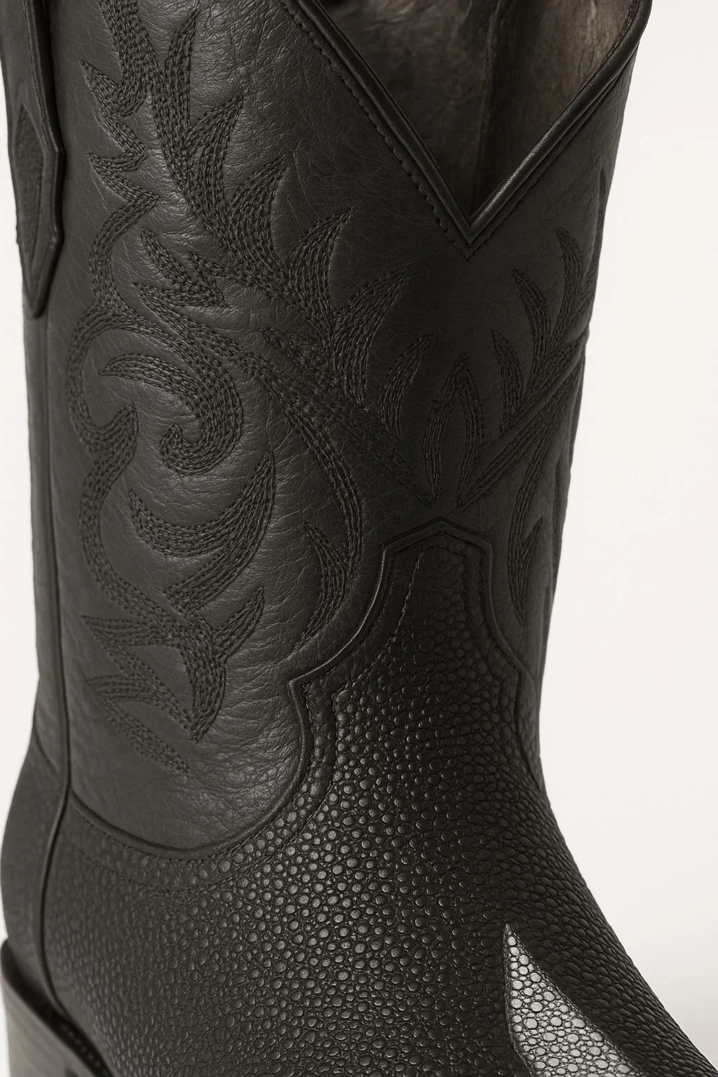 Men’s Los Altos Single Stone Stingray Boots – Exotic Stingray Leather Western Cowboy Boots - Image 7