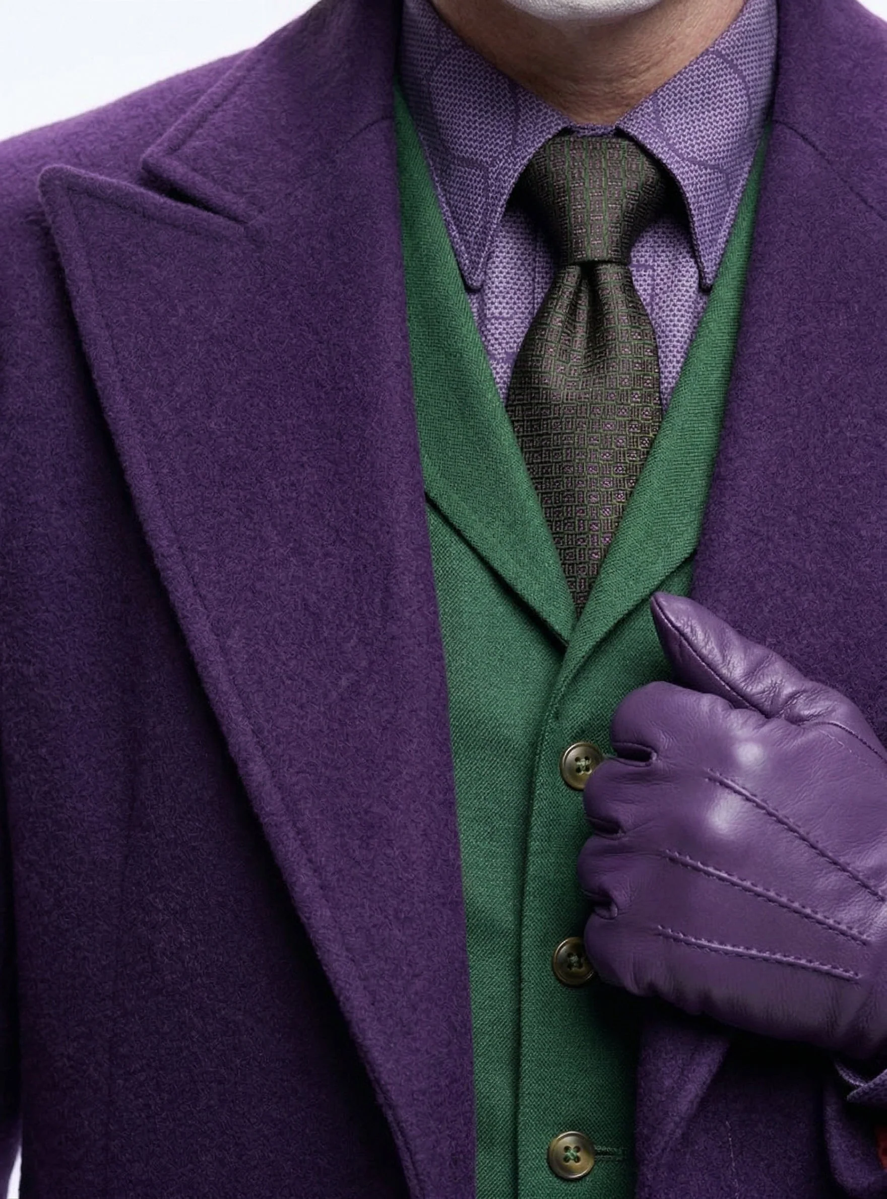 Men’s Purple Overcoat Joker Folie à Deux Arthur Fleck Inspired Long Coat – Classic Costume Trench Coat, Stylish Winter Party Wear Jacket - Image 11
