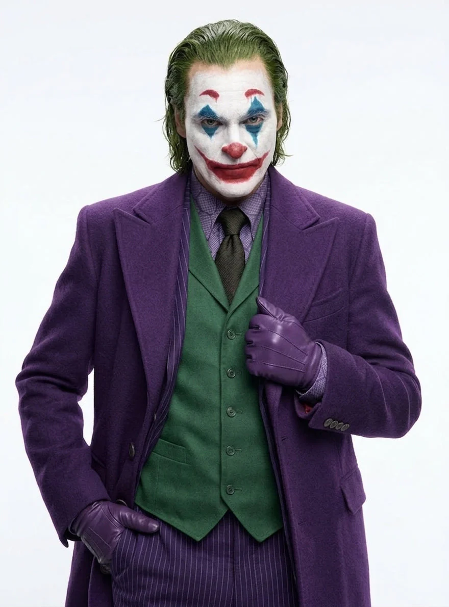 Men’s Purple Overcoat Joker Folie à Deux Arthur Fleck Inspired Long Coat – Classic Costume Trench Coat, Stylish Winter Party Wear Jacket - Image 6