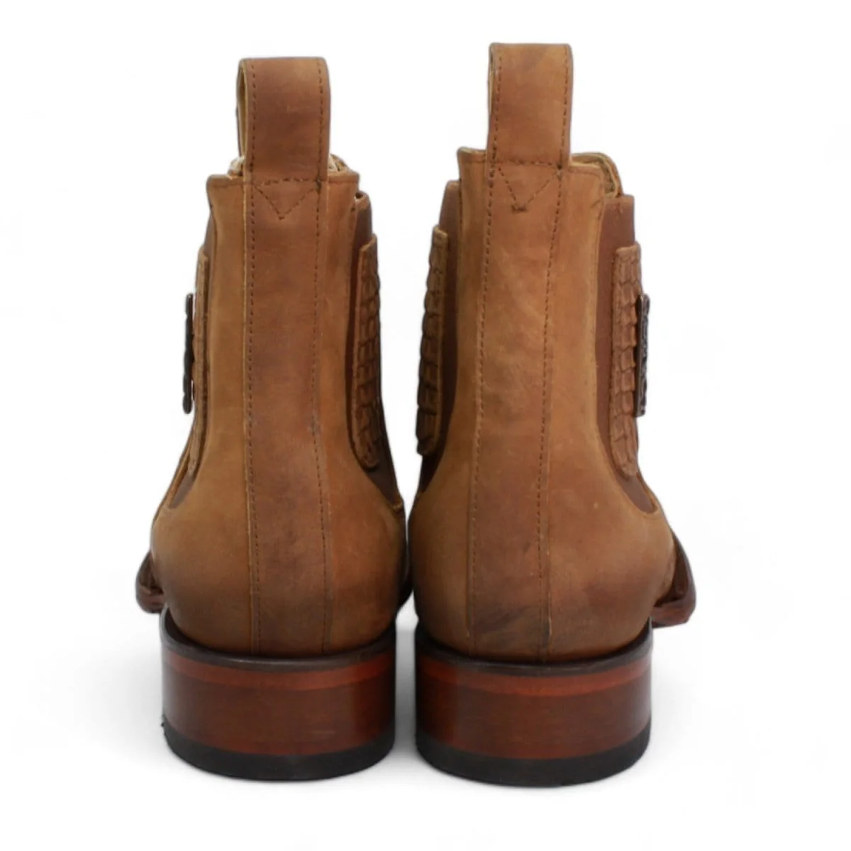 Men´s Quincy Square Toe Ankle Boots Python Print Q82B5759 - Image 5