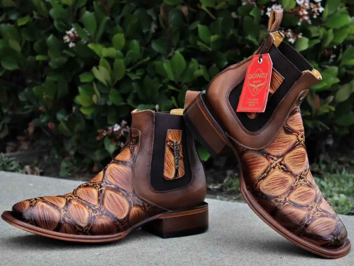 Men´s Quincy Wide Square Toe Ankle Boot Q82B1051 - Image 2