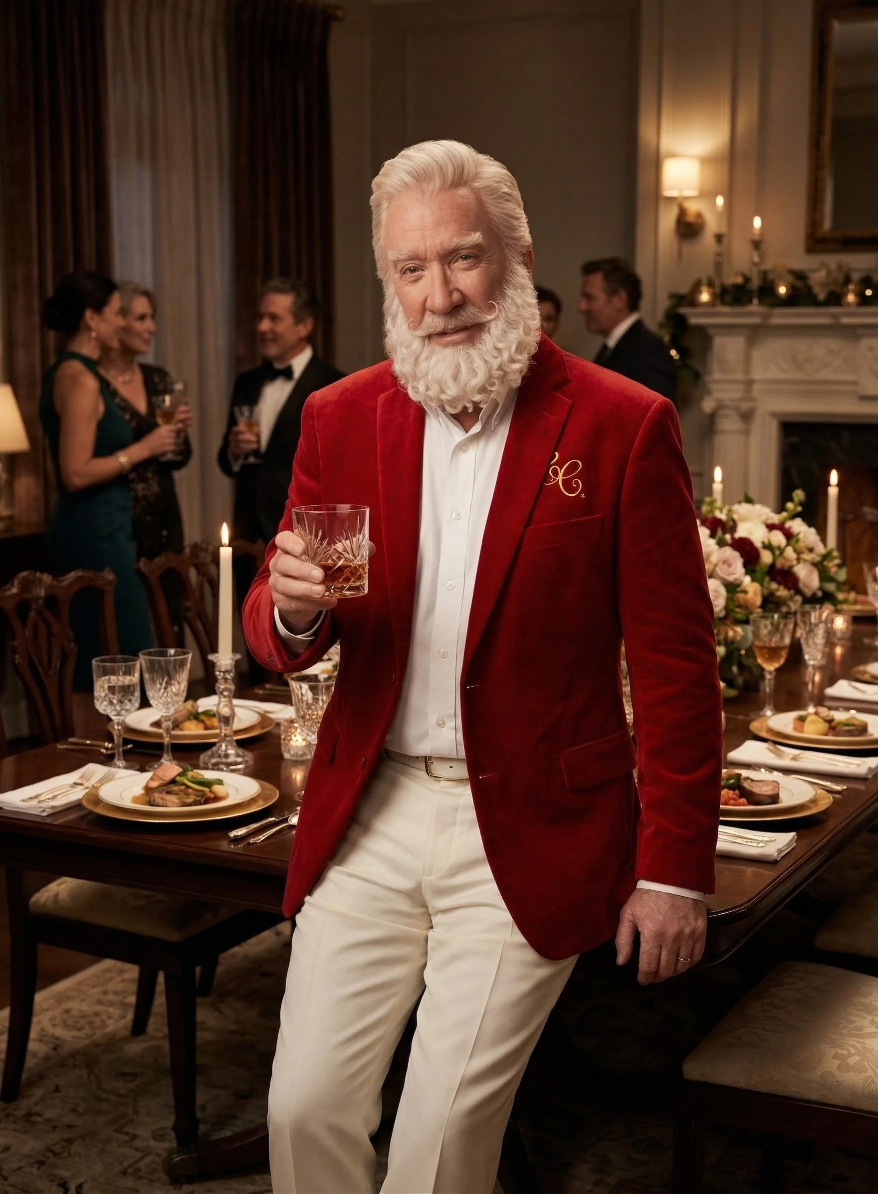 Men’s Red Velvet Blazer Santa Clauses Tim Allen Inspired Jacket – Festive Christmas Party Blazer, Holiday Costume Jacket Christmas New Year - Image 10