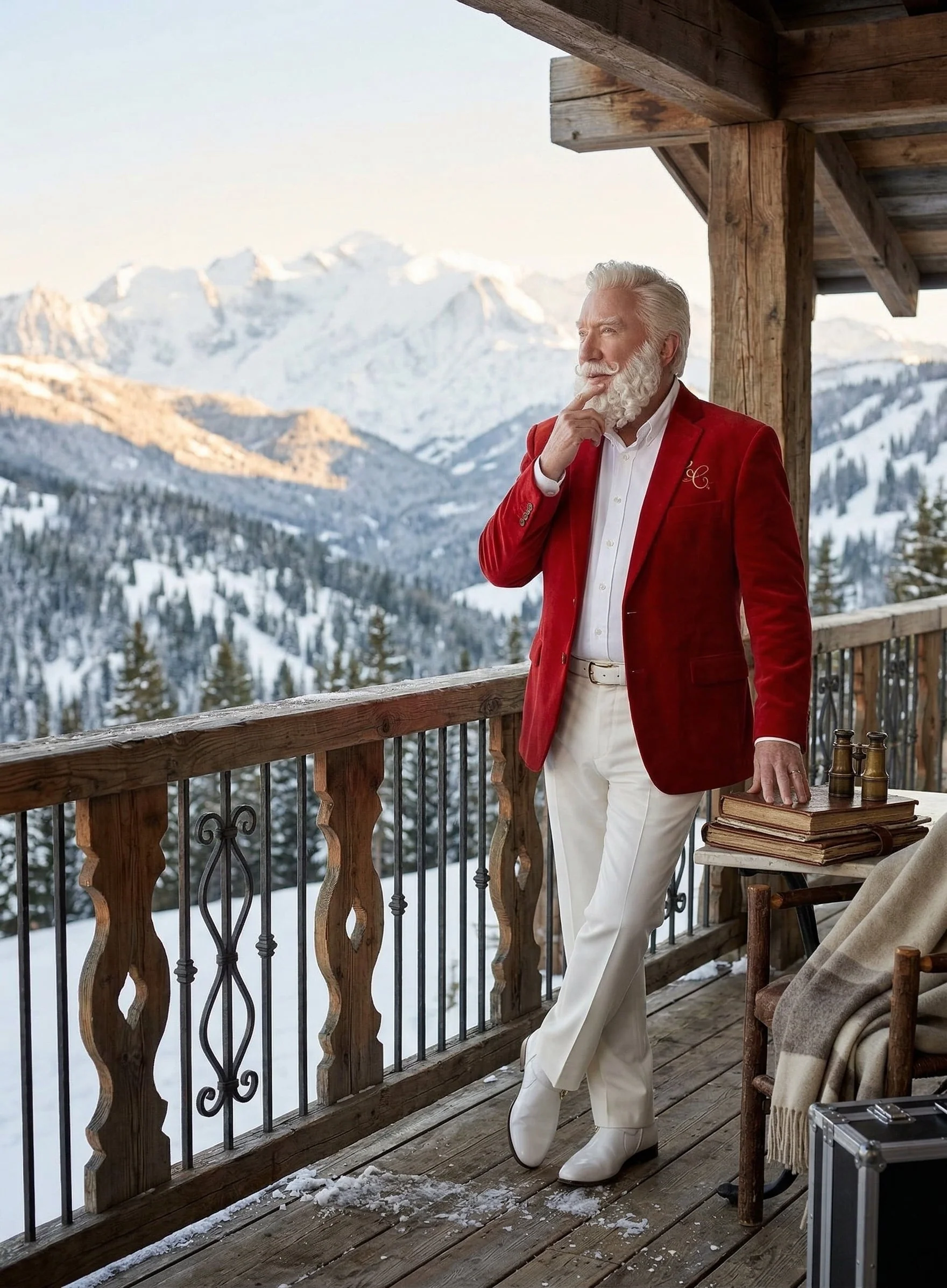 Men’s Red Velvet Blazer Santa Clauses Tim Allen Inspired Jacket – Festive Christmas Party Blazer, Holiday Costume Jacket Christmas New Year - Image 6