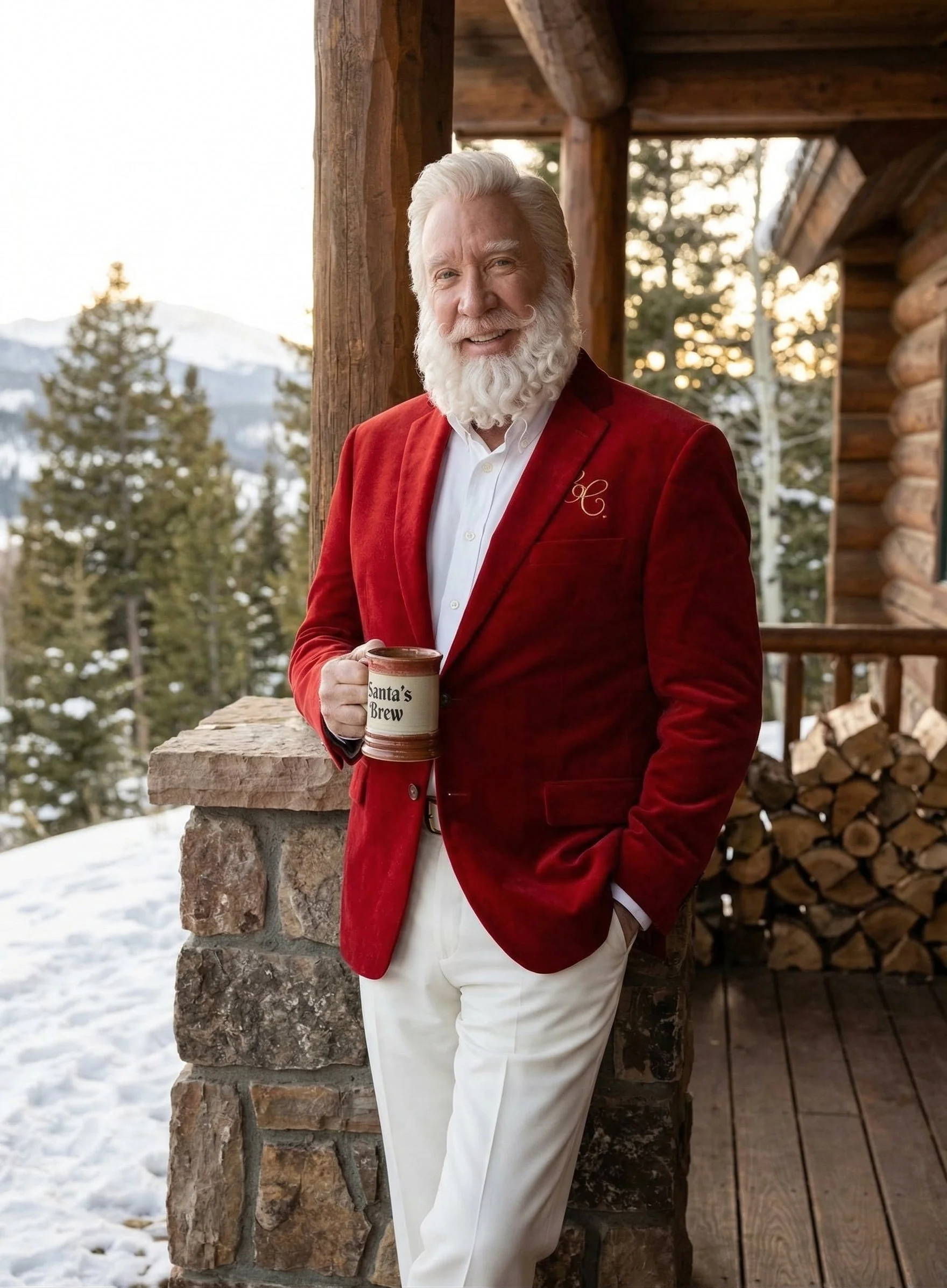 Men’s Red Velvet Blazer Santa Clauses Tim Allen Inspired Jacket – Festive Christmas Party Blazer, Holiday Costume Jacket Christmas New Year - Image 8