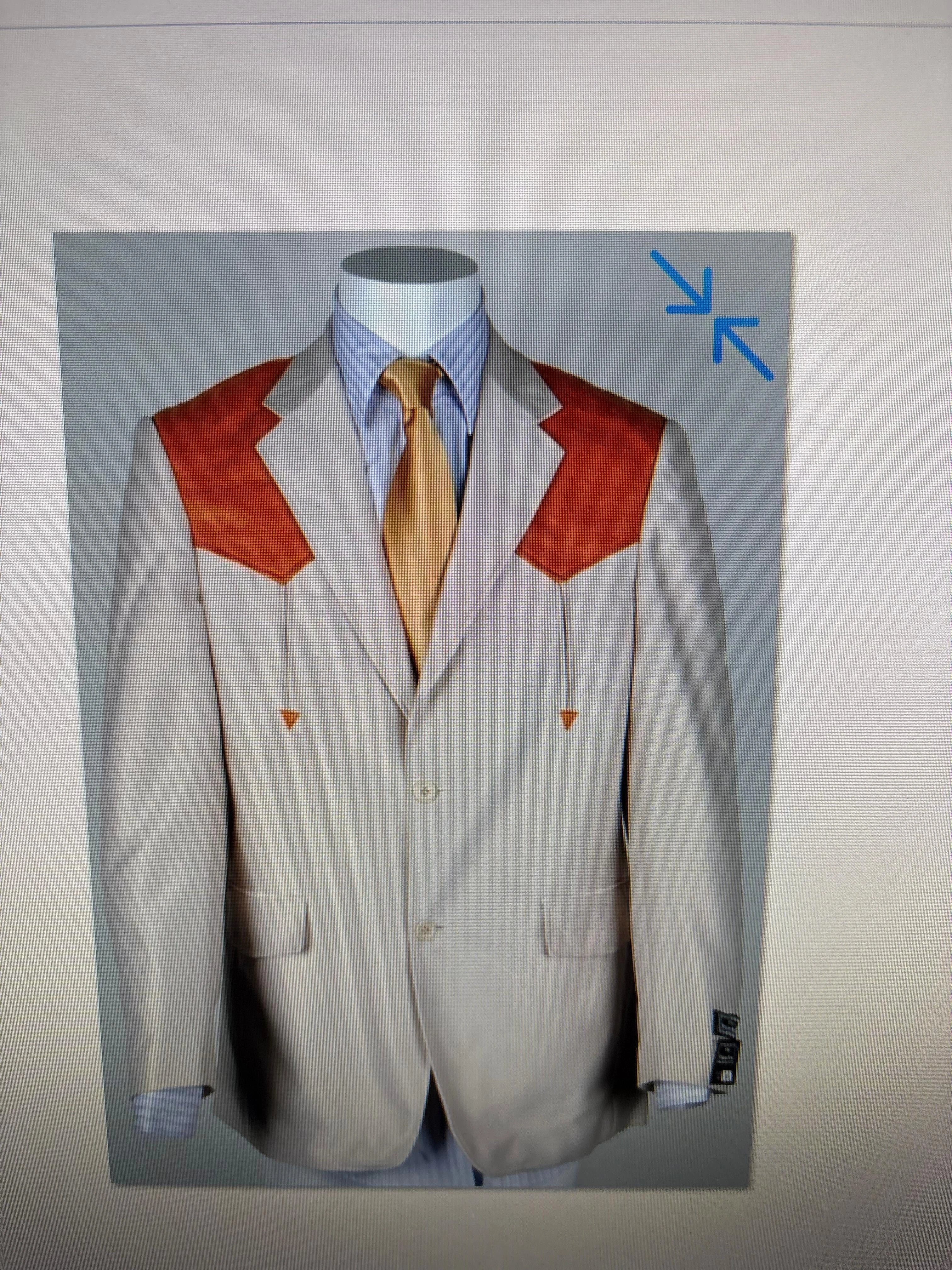 Men’s Tan Beige and Rust Western Cowboy Blazer – Classic Country Style Jacket, Vintage Western Dress Blazer for Men Country Jacket - Image 14
