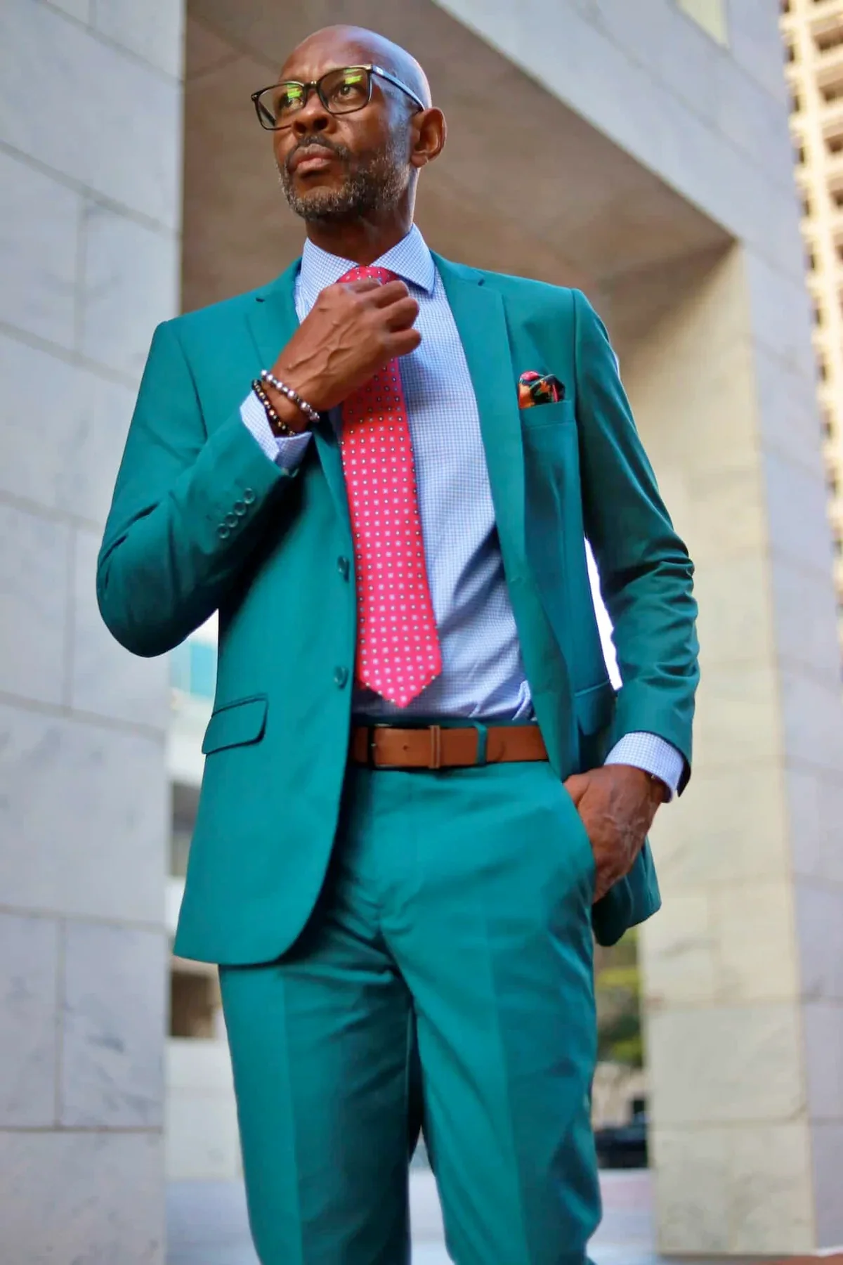Men’s Teal Green Dark Turquoise Suit – Elegant Formal Suit for Business, Wedding, Party and Modern Style Wear - Image 14
