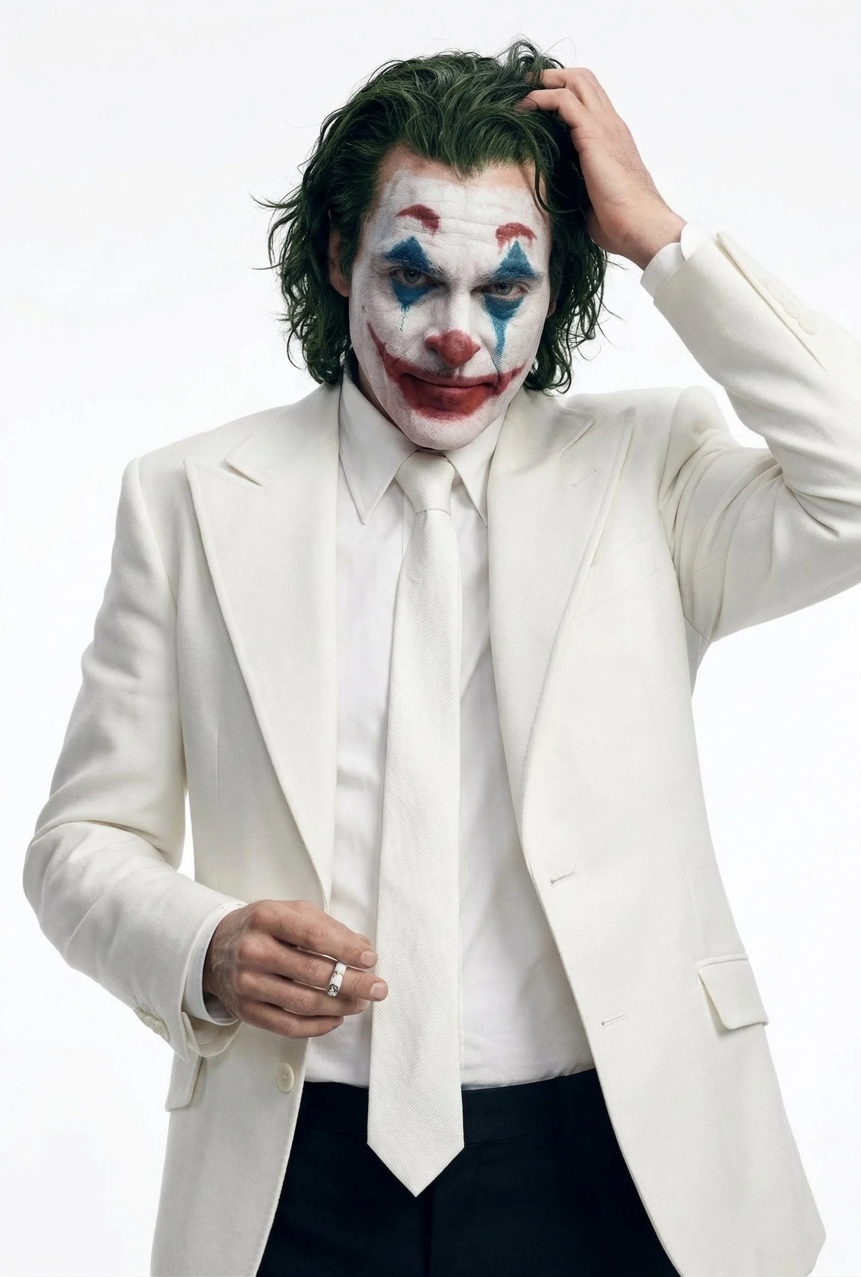 Men’s White Blazer Joker Folie à Deux Arthur Fleck Inspired Jacket – Classic Formal Party Blazer, Elegant Evening Wear, Stylish Costume Blazer - Image 4