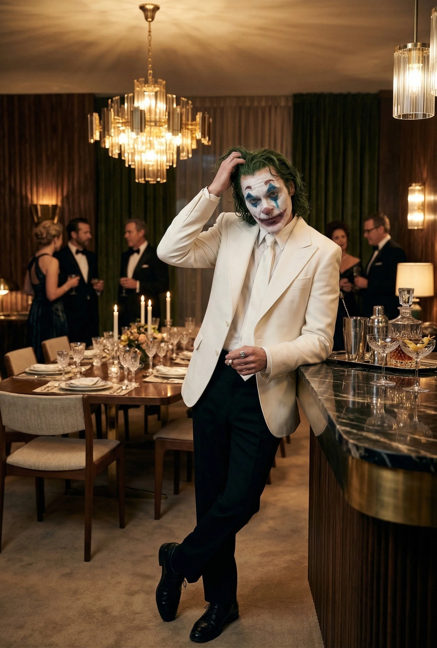 Men’s White Blazer Joker Folie à Deux Arthur Fleck Inspired Jacket – Classic Formal Party Blazer, Elegant Evening Wear, Stylish Costume Blazer - Image 9