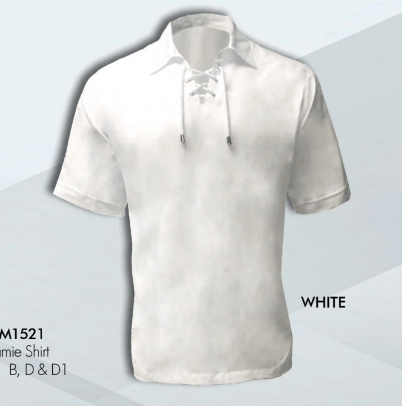 Men’s White Lace-Up Renaissance Shirt – Linen Fabric Short Sleeve Casual Pirate Peasant Top - Image 8