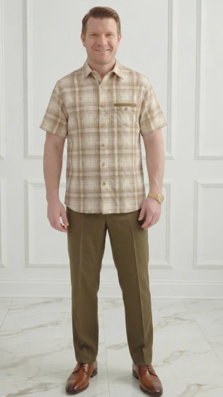 Mens 2 Piece Walking Suit - Classic Plaid - Image 7