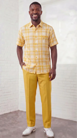 Mens 2 Piece Walking Suit - Classic Plaid - Image 8