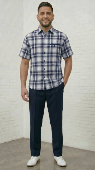 Mens 2 Piece Walking Suit - Classic Plaid - Image 9