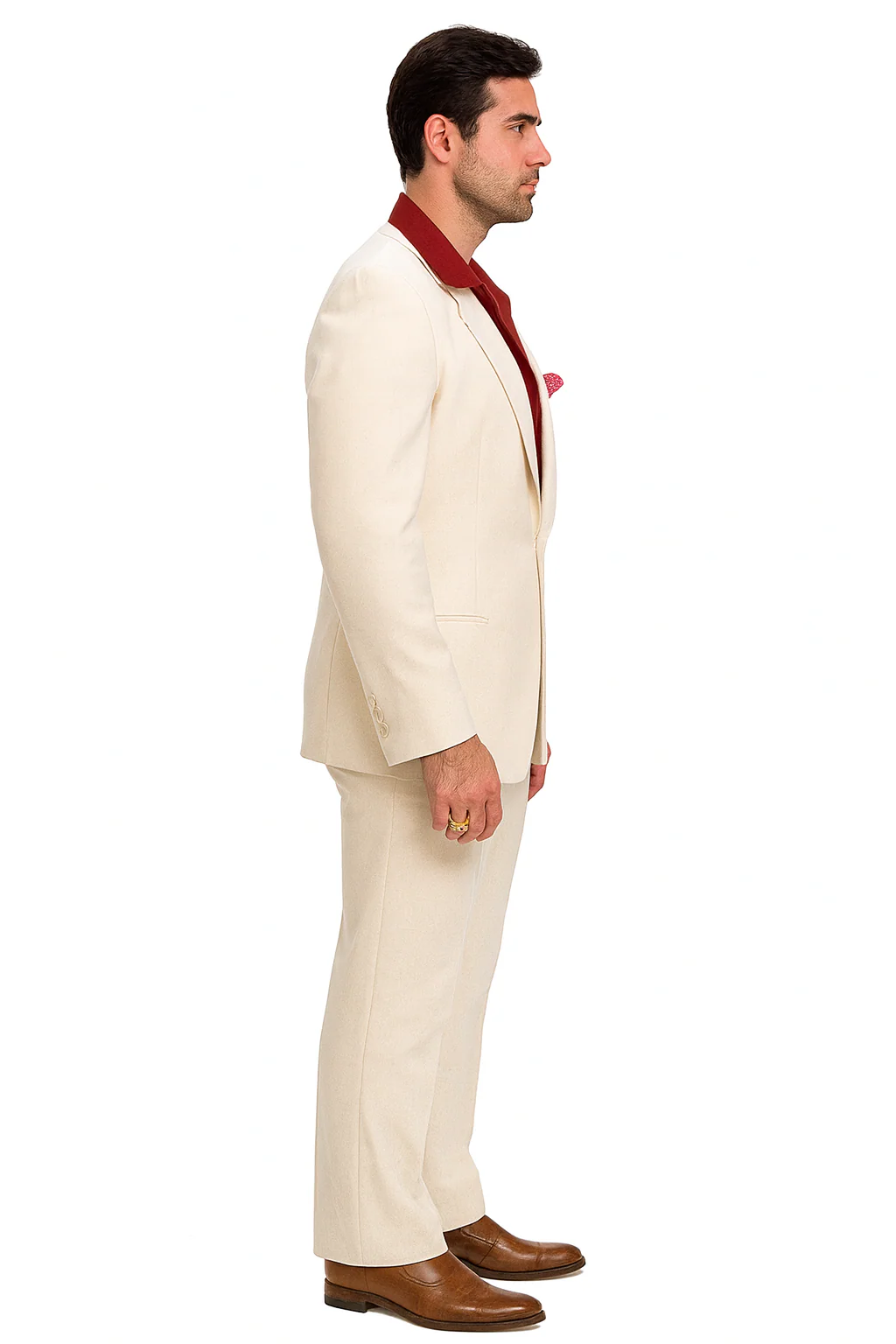 Mens Al Pacino Tony Montana Scarface Suit in White - Image 4