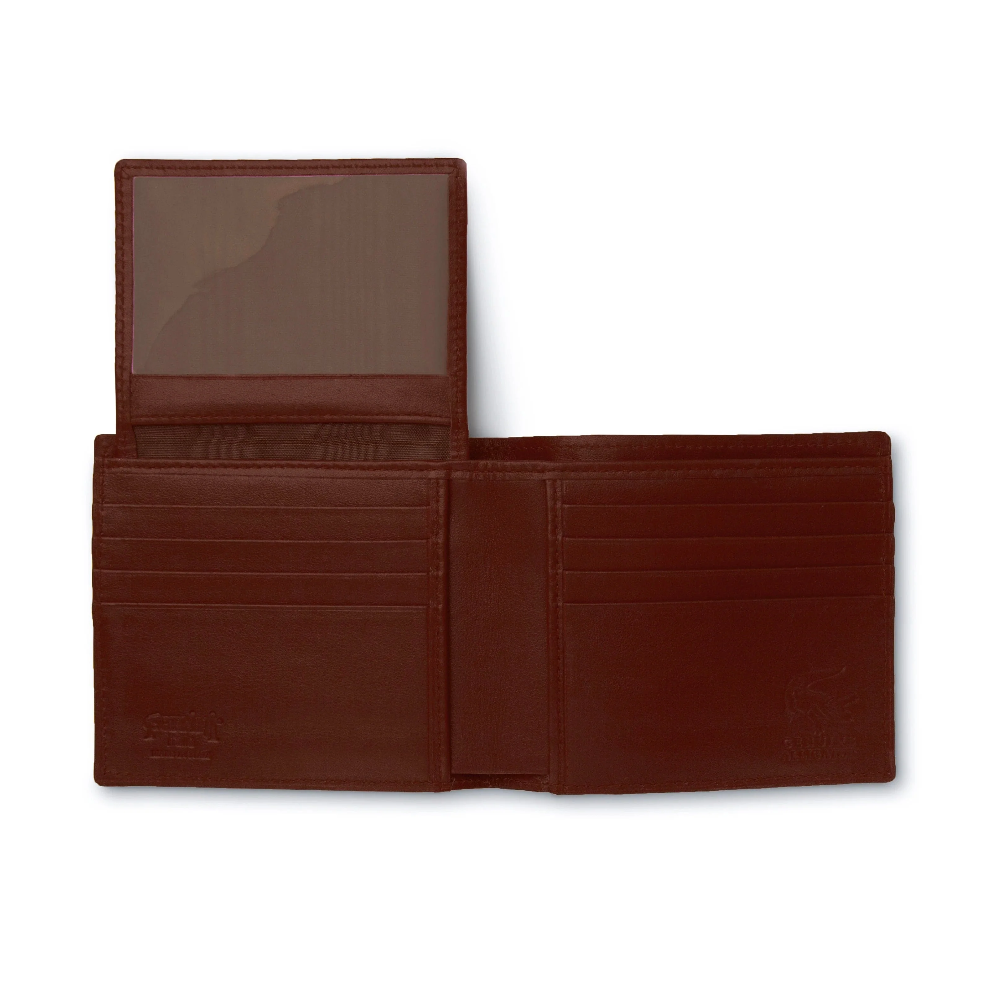 Mens Alligator Billfold Wallet in Cognac - Image 3