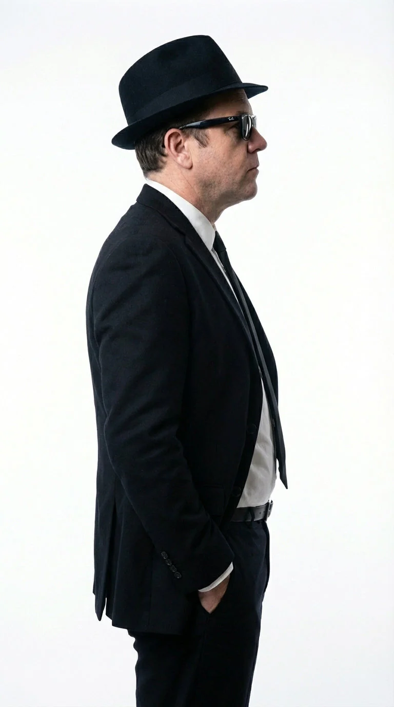 Mens Black Blazer – Vincent Vega Inspired Pulp Fiction Style Classic Formal Blazer for Men Retro Vintage Jacket - Image 3