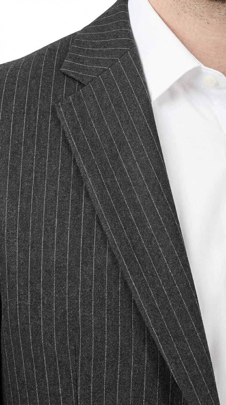 Mens Black Pinstripe Western Blazer – Classic Cowboy Style Jacket for Business, Formal and Smart Casual Wear - Image 6