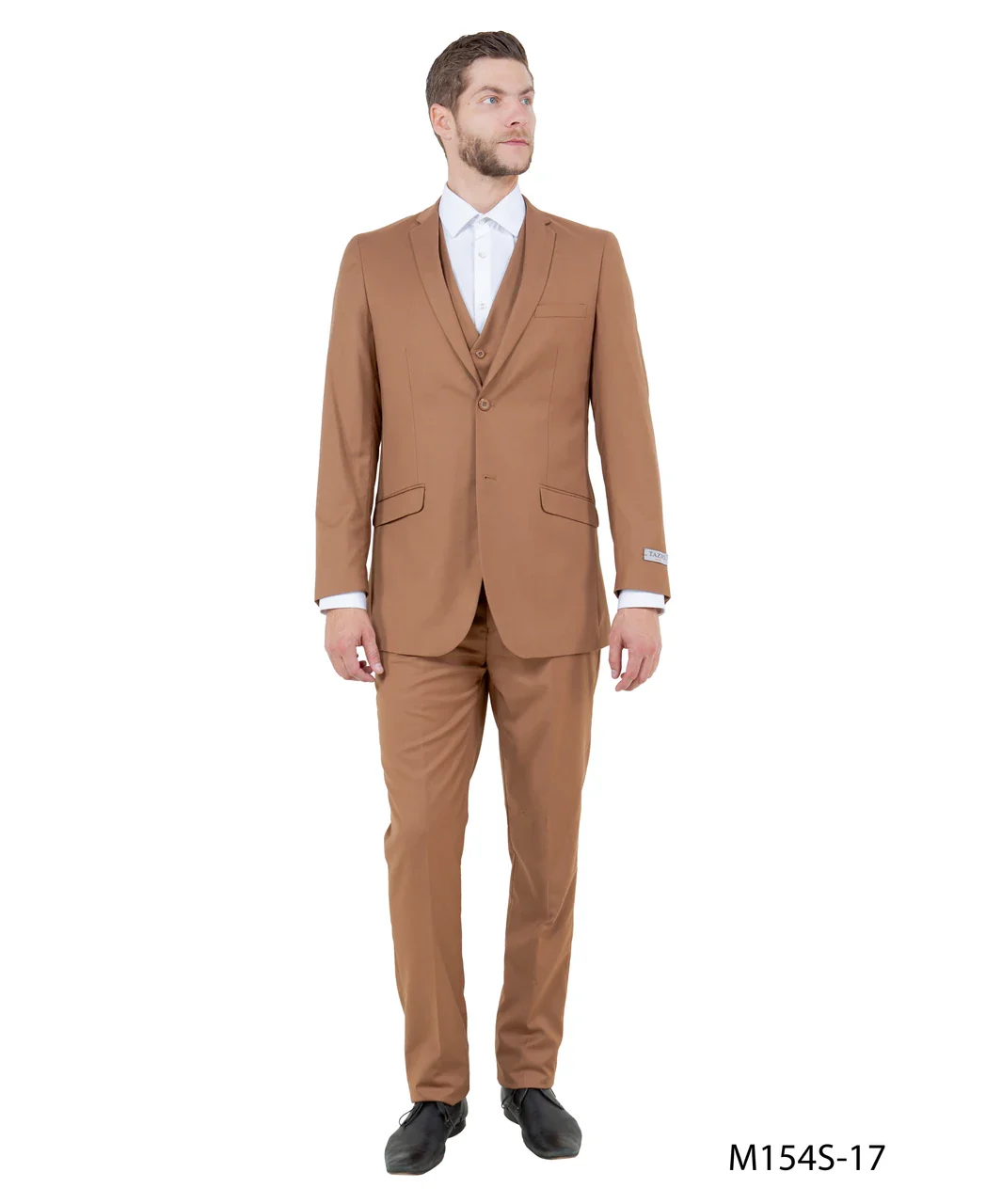 Mens Camel Brown Copper Western 3 Piece Suit – Classic Country Style Blazer Vest Pants Set, Formal Cowboy Suit Outfit - Image 17