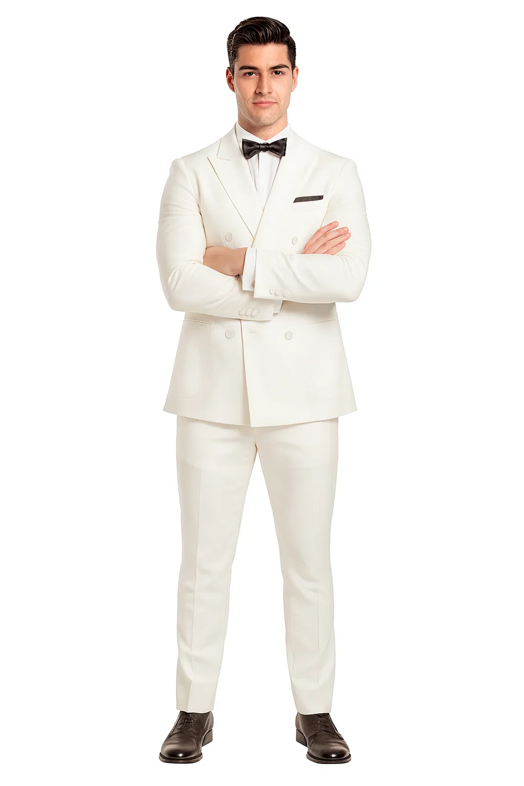 Mens Colonel Sanders KFC White Double Breasted Suit Costume - Image 5