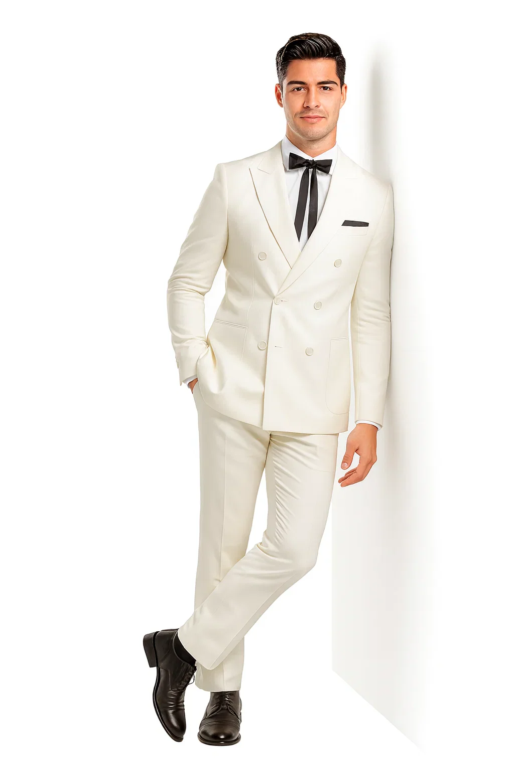 Mens Colonel Sanders KFC White Double Breasted Suit Costume - Image 6