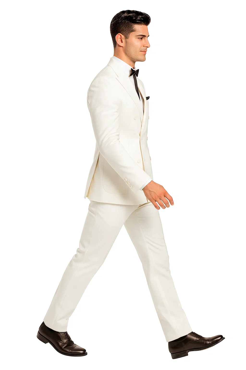 Mens Colonel Sanders KFC White Double Breasted Suit Costume - Image 7