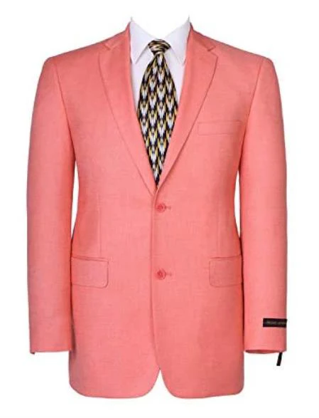 Mens Coral Blazer - Coral Sport Coat - Image 3