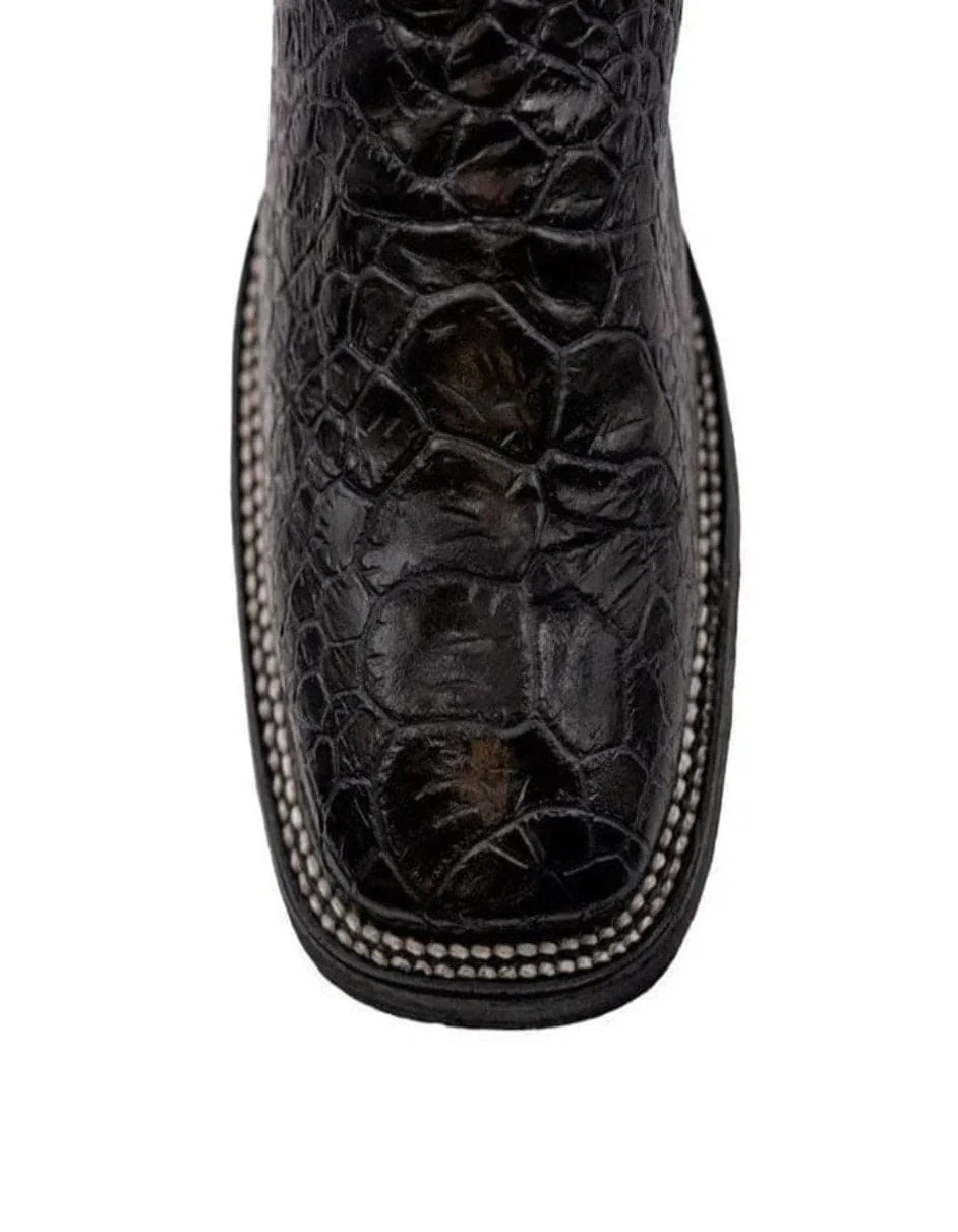 Men's Ferrini Kai Sea Turtle Print Boots Handcrafted Black - Image 2