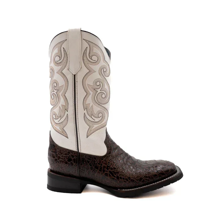 Men's Ferrini Kai Sea Turtle Print Boots Handcrafted Brown 42593-09 - Image 2