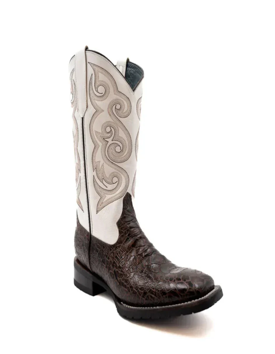 Men's Ferrini Kai Sea Turtle Print Boots Handcrafted Brown - Image 6