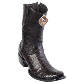 Men's King Exotic Caiman Belly Dubai Style Short Boots 479B82 - Image 3