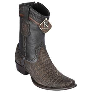 Men's King Exotic Caiman Belly Dubai Style Short Boots 479B82 - Image 4