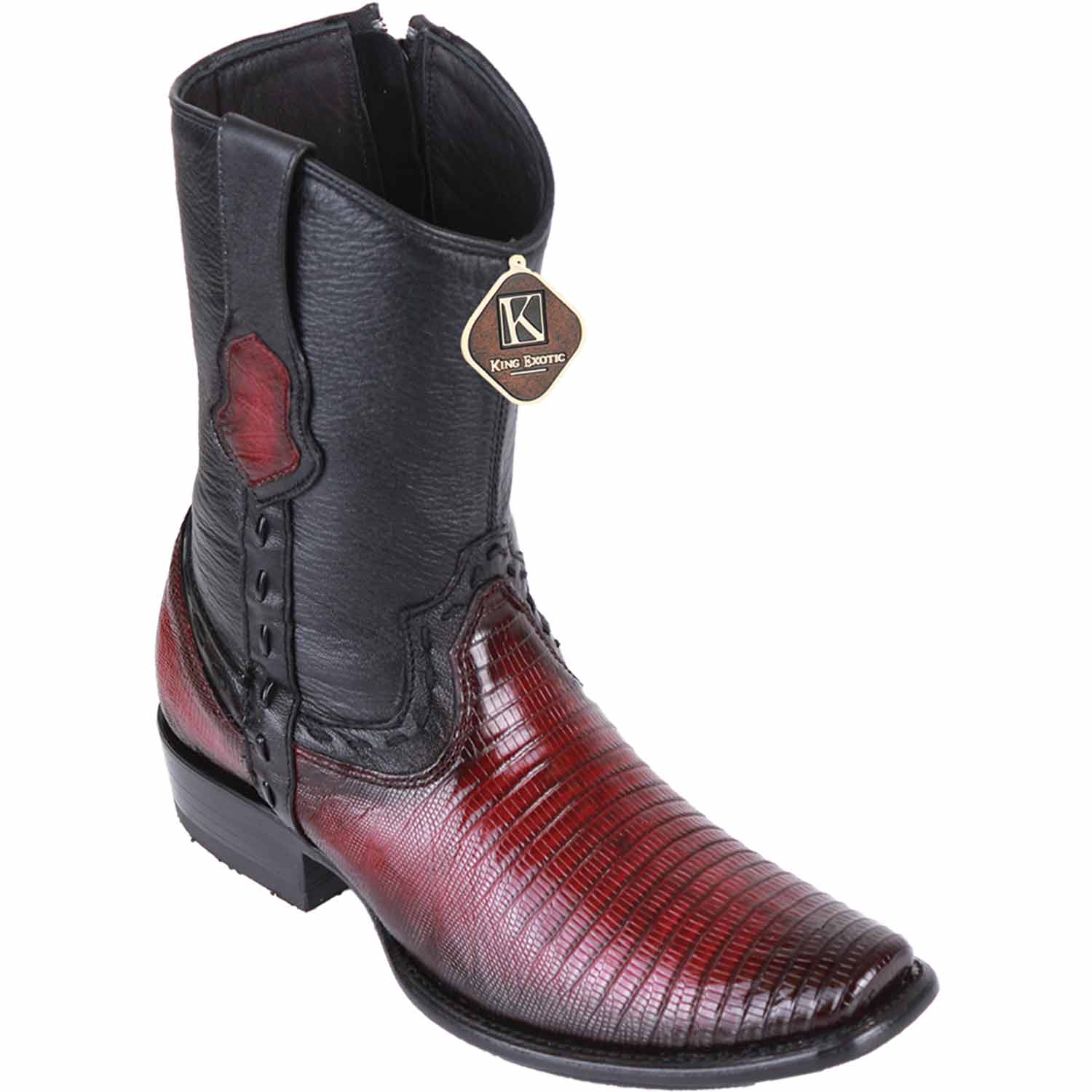 Men's King Exotic Original Lizard Skin Dubai Style Short Boots 479B07 - Image 6