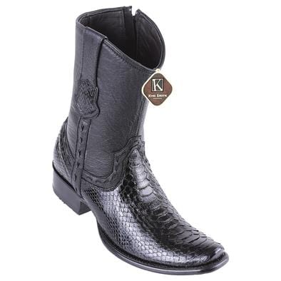 Men's King Exotic Original Python Skin Dubai Style Short Boots 479B57