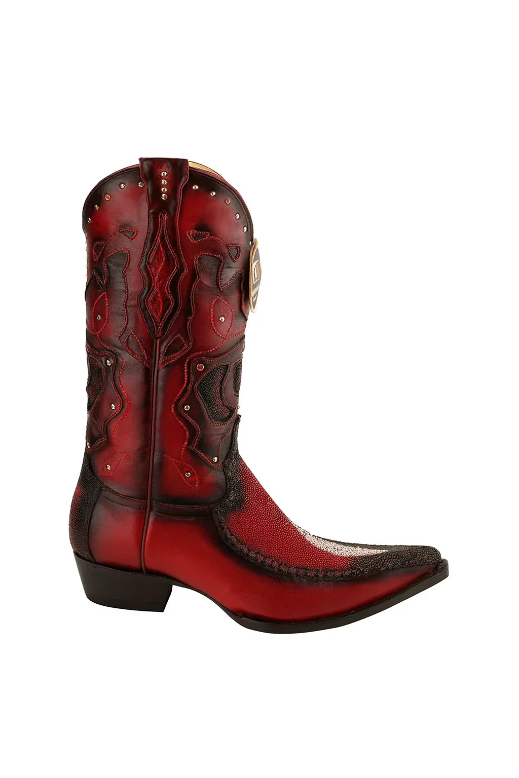 Men's King Exotic Stingray Boots 3x Toe Handcrafted Handcrafted (495v21243) - Image 5