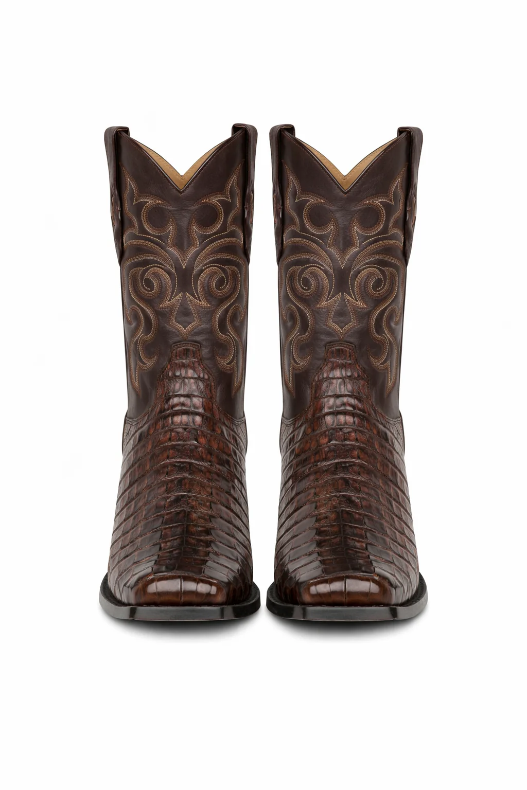 Men's Los Altos Caiman Tail Snip Toe Boots - Image 4