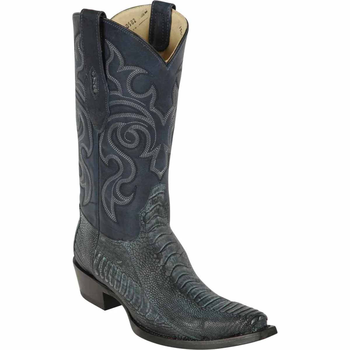 Men's Los Altos Original Ostrich Leg Snip Toe Boots - Image 12