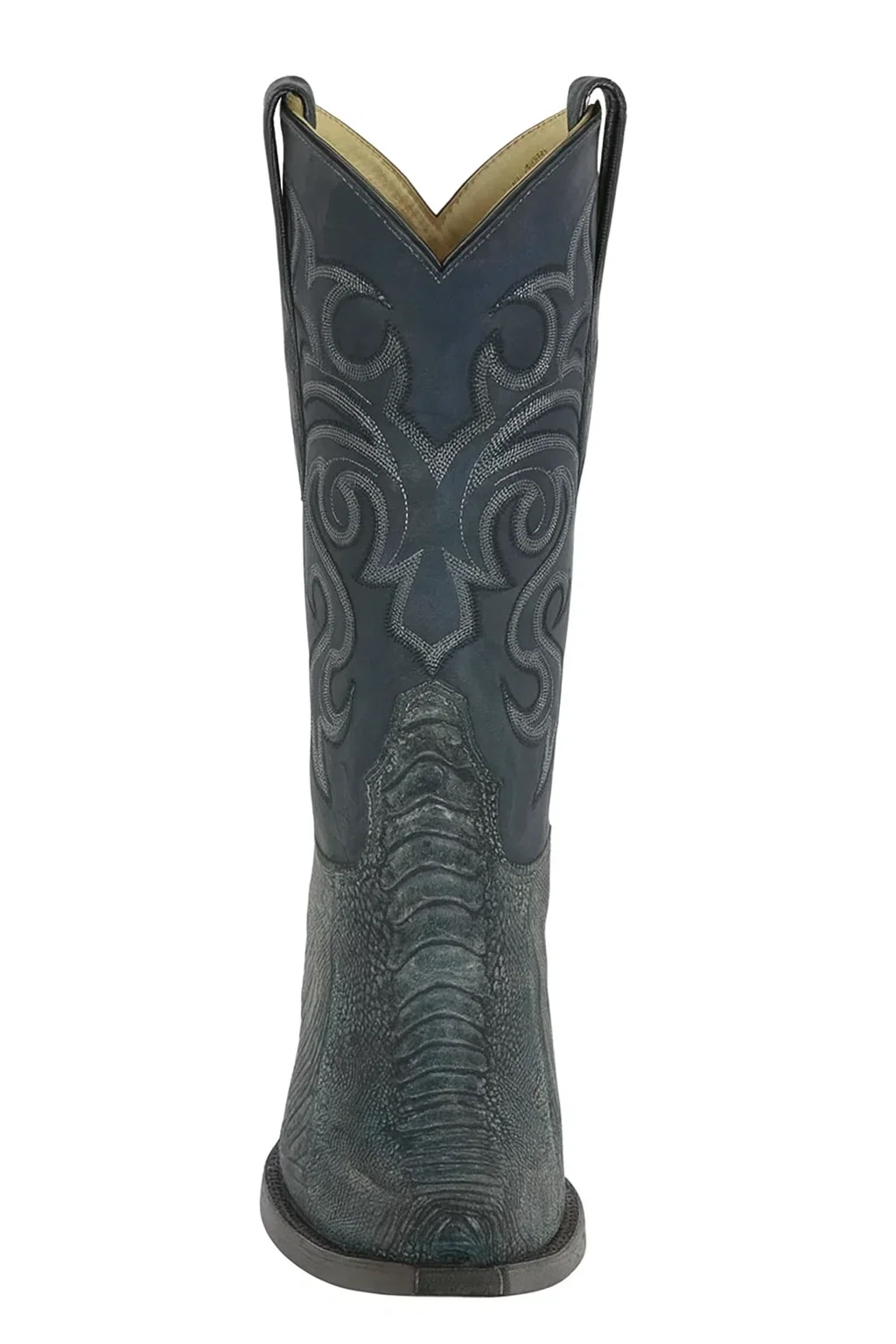 Men's Los Altos Original Ostrich Leg Snip Toe Boots - Image 7