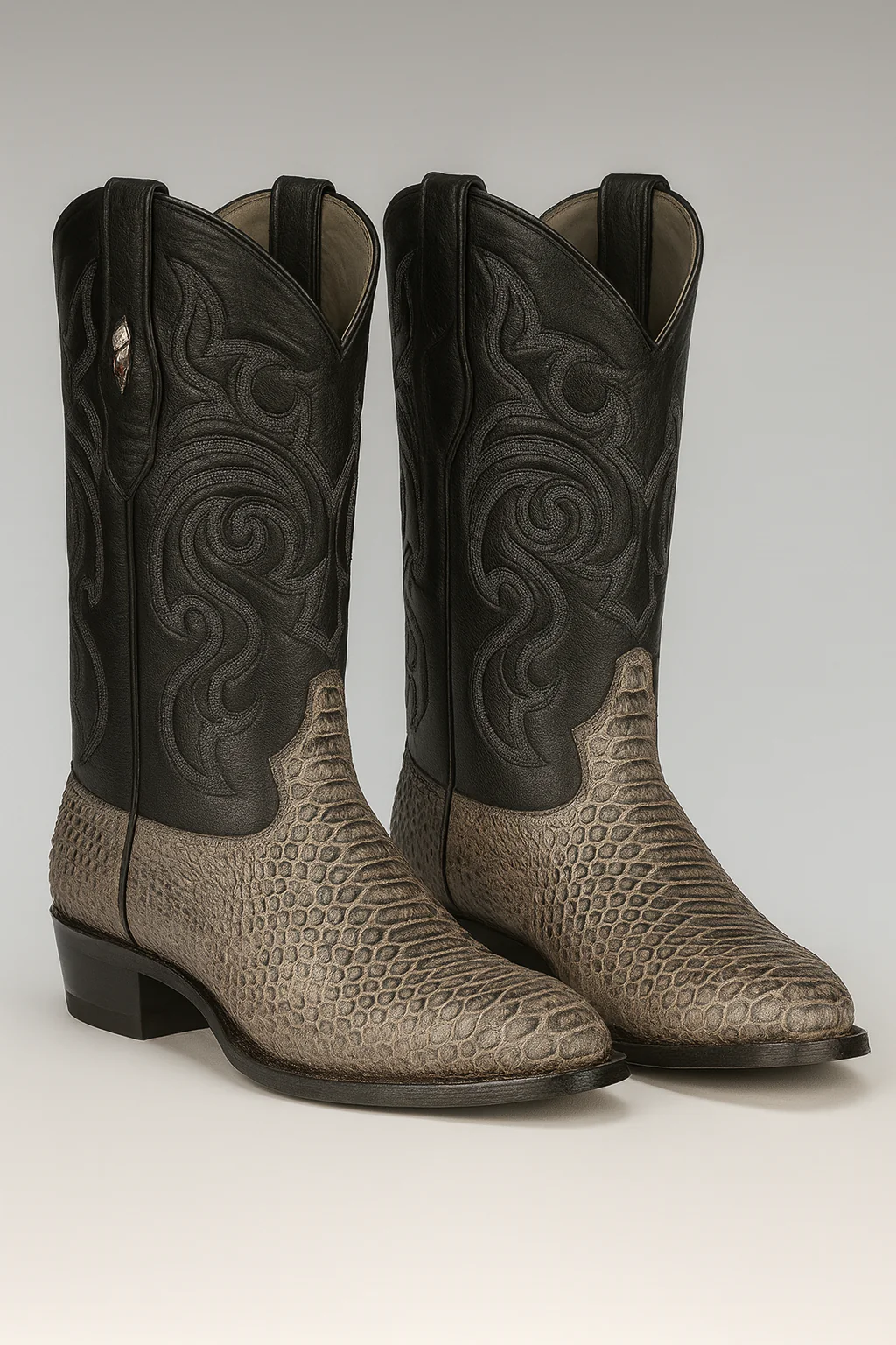 Men's Los Altos Python J-Toe Boots - Rustic - Image 12