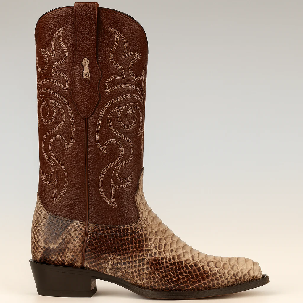 Men's Los Altos Python J-Toe Boots - Rustic - Image 18