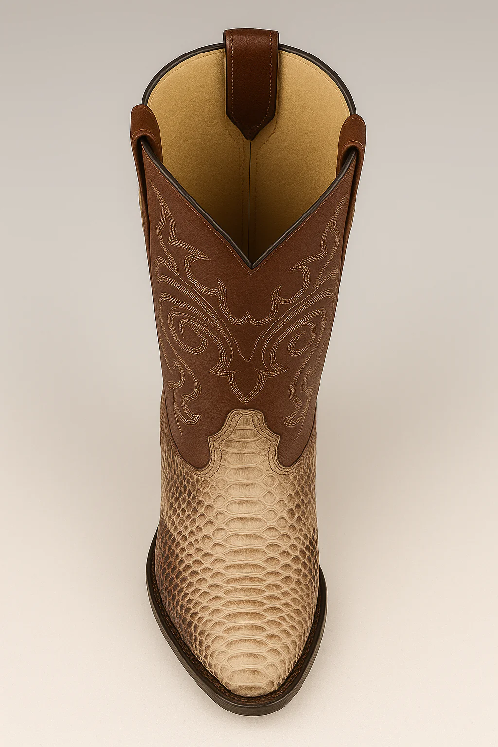 Men's Los Altos Python J-Toe Boots - Rustic - Image 20
