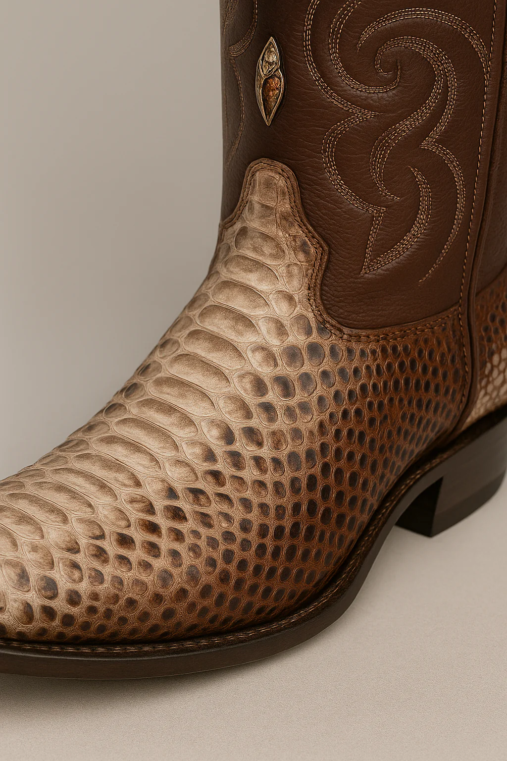 Men's Los Altos Python J-Toe Boots - Rustic - Image 21