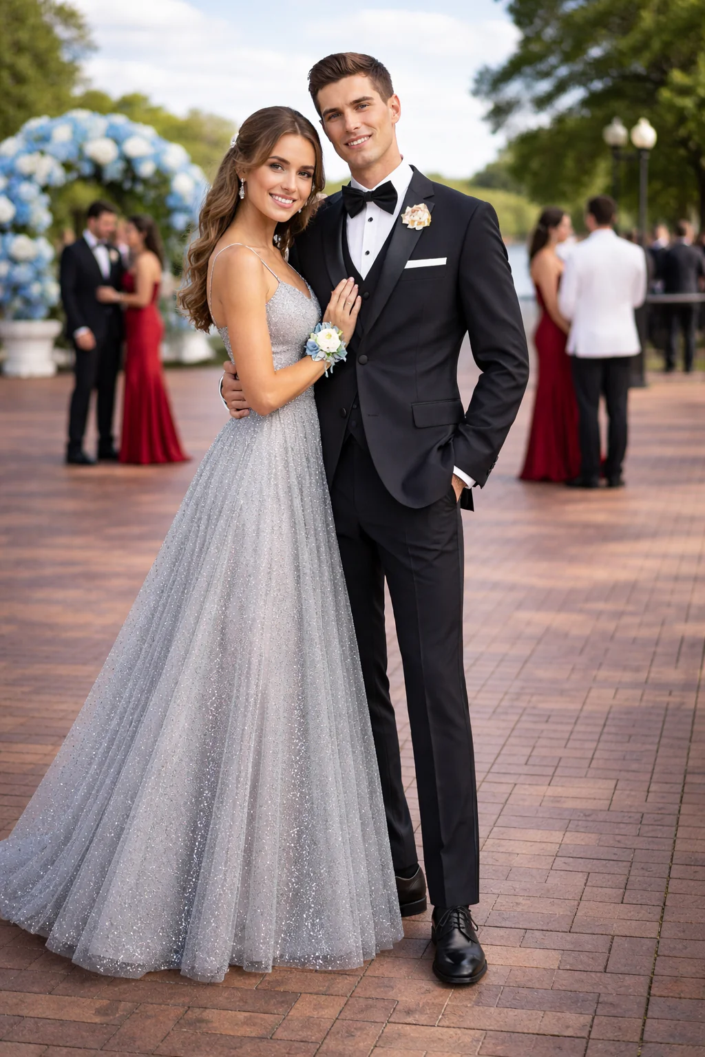 Mens Tiglio Black Tuxedo – Classic Formal Dinner Suit for Wedding, Prom and Black Tie Events - Image 4