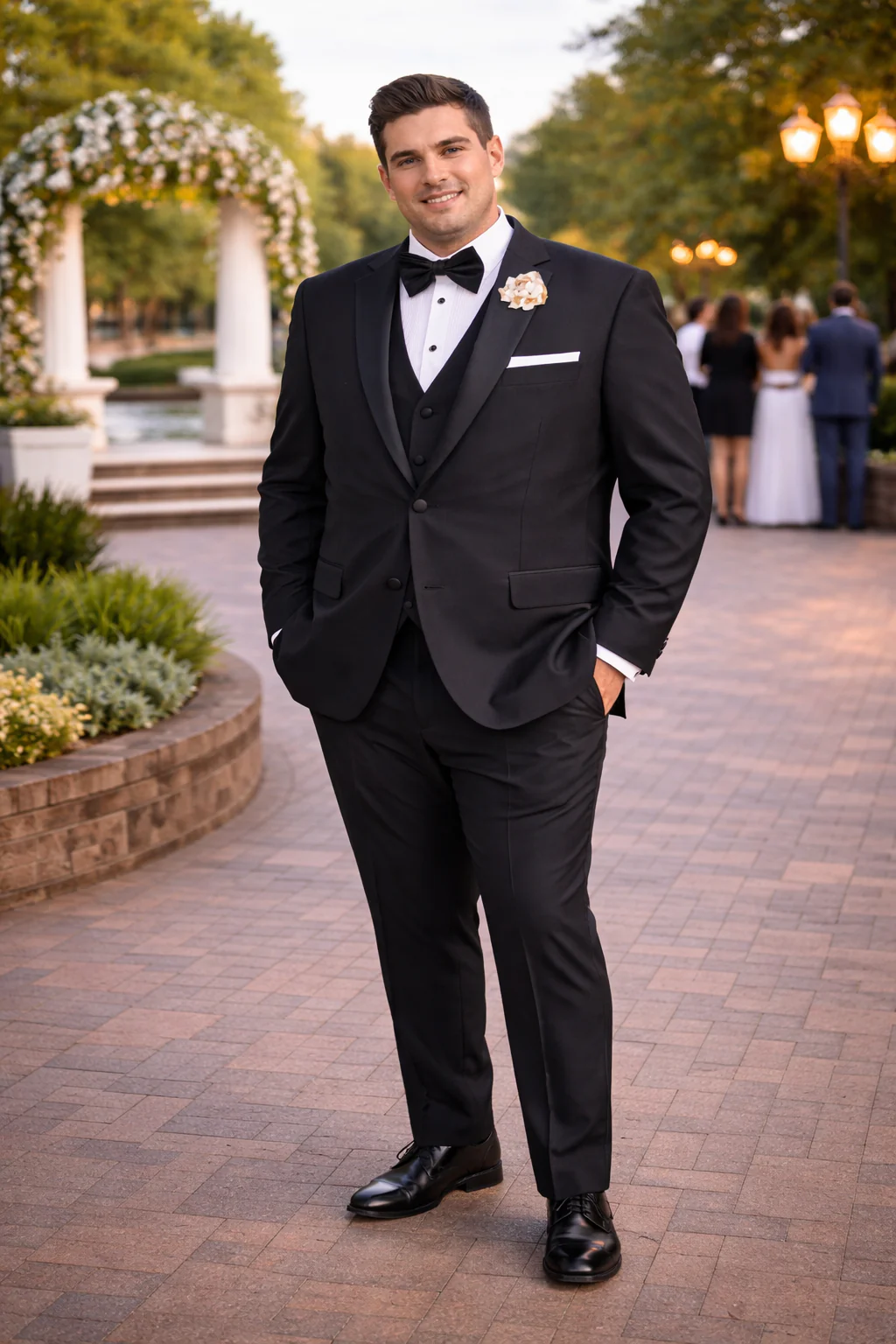 Mens Tiglio Black Tuxedo – Classic Formal Dinner Suit for Wedding, Prom and Black Tie Events - Image 6