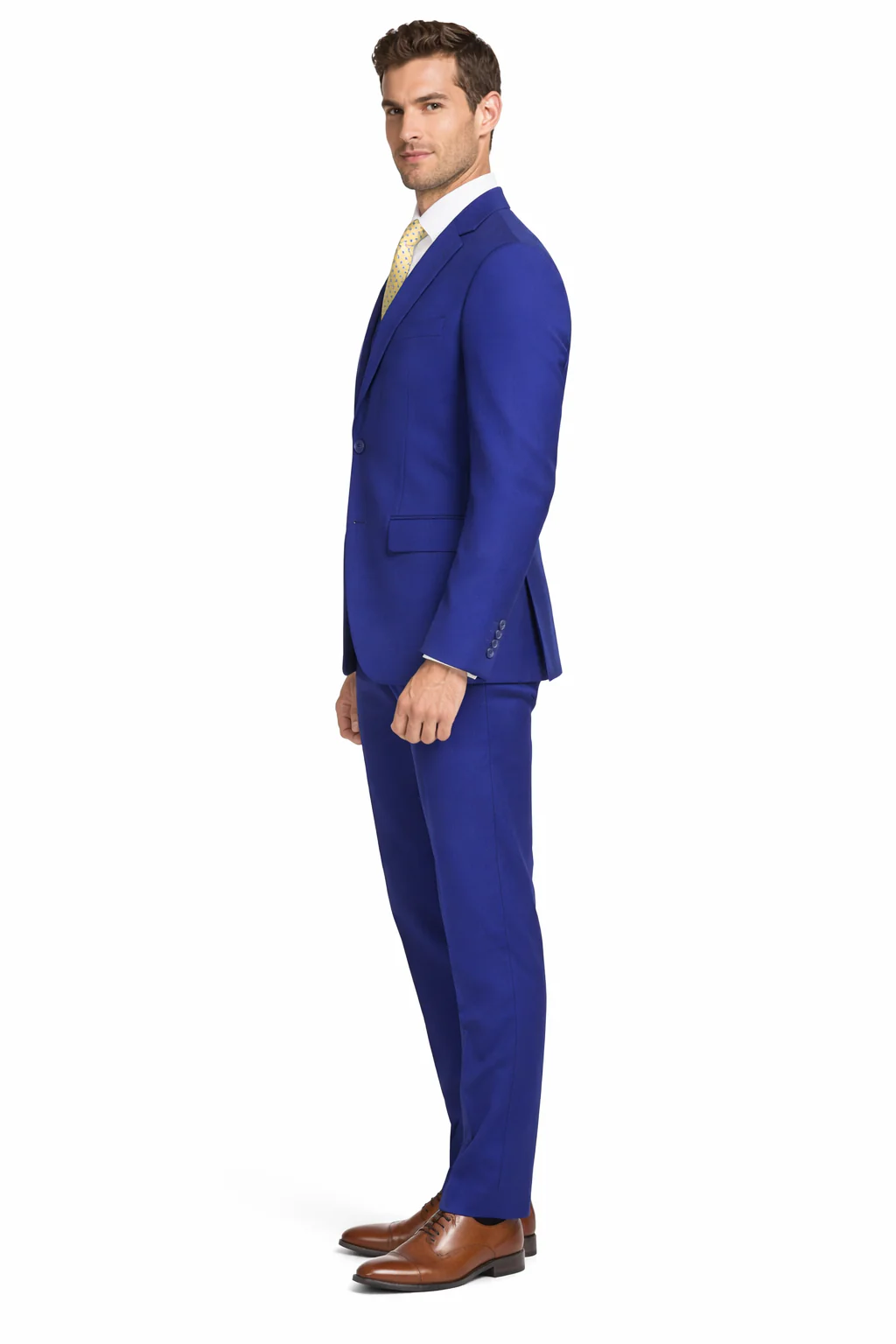 Mens Tiglio French Blue Suit – Stylish Blue Suit for Wedding, Business and Formal Wear - Image 2