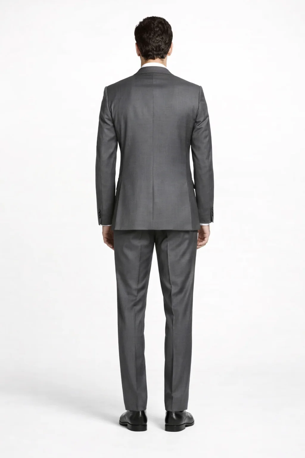 Mens Tiglio Gray Suit – Classic 2 Piece Grey Suit for Wedding, Business and Formal Wear - Image 4