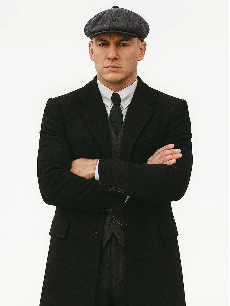 Mens Peaky Blinders Costume Thomas Shelby Costume Outfit - Image 5