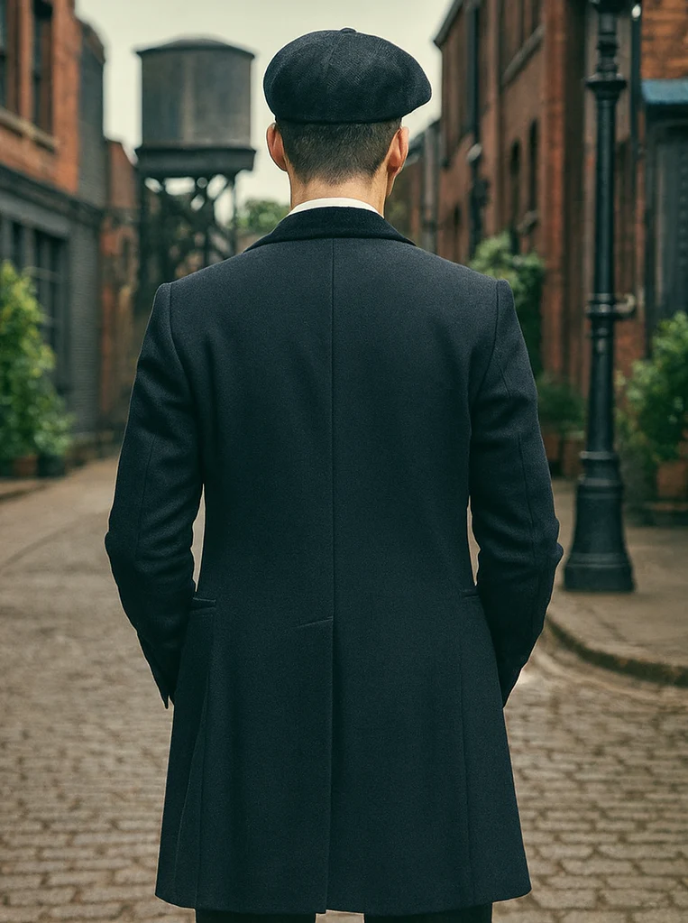 Mens Peaky Blinders Costume Thomas Shelby Grey Outfit - Image 2