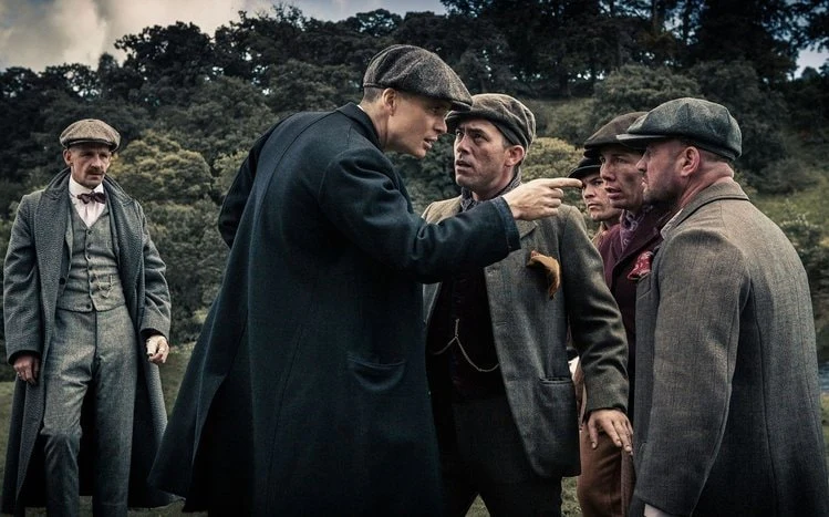 Mens Peaky Blinders Costume Thomas Shelby Suit & Overcoat - Image 10